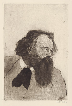 Lot 7425, Auction  105, Orlik, Emil, Der Schriftsteller Hermann Bahr