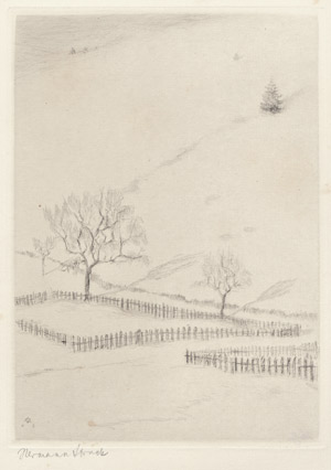 Lot 7504, Auction  105, Struck, Hermann, Verschneiter Abhang bei Schreiberhau