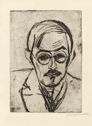 Lot 8070, Auction  105, Felixmüller, Conrad, Selbstbildnis II