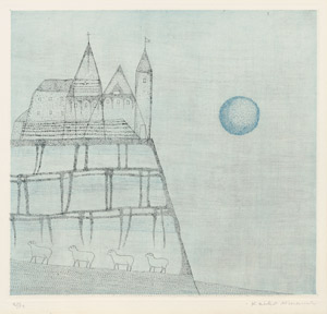Lot 8519, Auction  105, Minami, Keiko, Château et la Lune (Castle and the Moon)