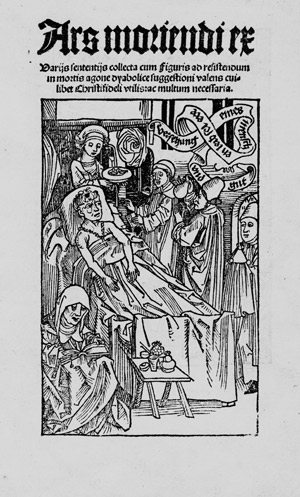 Lot 1038, Auction  106, Ars moriendi, ex Varijs sententijs collecta cum Figuris 