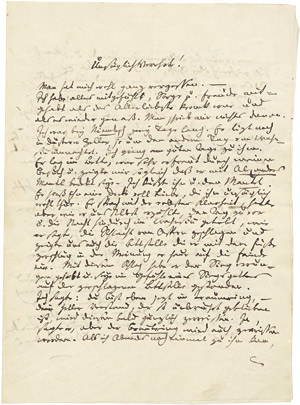 Lot 2090, Auction  106, Kerner, Justinus, Brief 1844 über Nikolaus Lenau