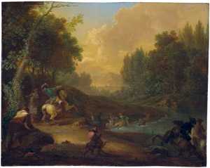 Lot 6053, Auction  106, Brinckmann, Philipp Hieronymus, Zwei Landschaften 