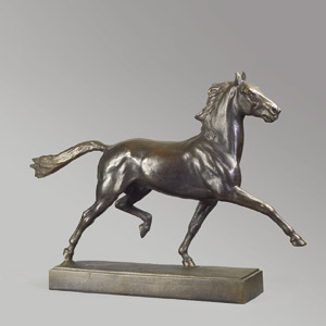 Lot 7254, Auction  106, Hussmann, Albert Hinrich, Trabender Hengst