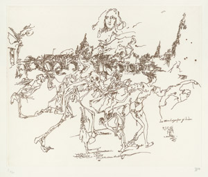 Lot 7267, Auction  106, Janssen, Horst, Das Murmelaugenfest zu Dresden