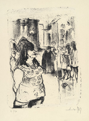 Lot 7328, Auction  106, Lichtner-Aix, Werner, Die Straße