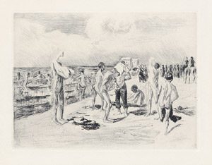 Lot 7330, Auction  106, Liebermann, Max, Badende Knaben