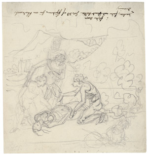 Lot 6609, Auction  107, Abildgaard, Nicolai Abraham, Die tote Königin Zenobia wird von den Hirten am Fluß Araxe gefunden