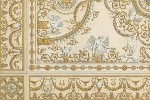 Lot 6716, Auction  107, Italienisch, 19. Jh. . Entwurf zu einem Deckenplafond