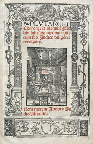 Lot 1079, Auction  108, Plutarch, Illustrium virorum vitae
