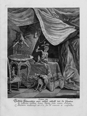 Lot 1178a, Auction  108, Ridinger, Johann Elias, Lehrreiche Fabeln aus dem Reich der Thiere