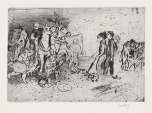 Lot 7259, Auction  108, Hubbuch, Karl, Flüchtlinge