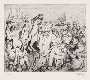 Lot 7260, Auction  108, Hubbuch, Karl, Merkwürdiger Sonntag