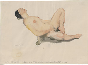 Lot 7268, Auction  108, Jaeckel, Willy, Liegender Frauenakt