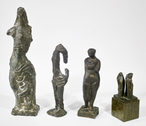 Lot 7303, Auction  108, Konvolut, Figürliche Darstellungen (Konvolut von 4 Kleinplastiken)