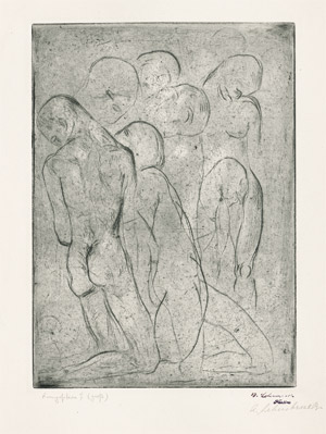Lot 7370, Auction  108, Lehmbruck, Wilhelm, Große Komposition (Komposition I, groß)