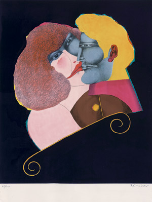 Lot 7380, Auction  108, Lindner, Richard, Der Kuss