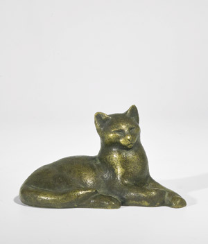 Lot 7443, Auction  108, Oelzner, Rudolf, Liegende Katze