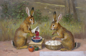 Lot 2298, Auction  109, Sperlich, Sophie, Das Ostereier-Färben. 1890-1900