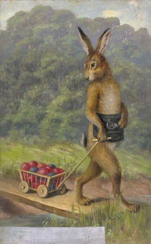 Lot 2307, Auction  109, Sperlich, Sophie, Ostergrüße von der Hasenpost. 1890-1900