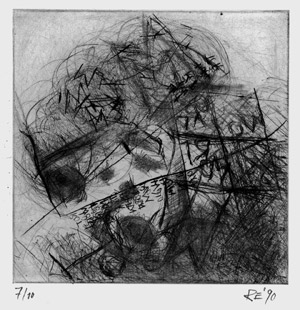 Lot 3382, Auction  109, Rakusa, Ilma und Walter, Regine - Illustr., Les mots / morts - Gedichte (Vorzugsausgabe)