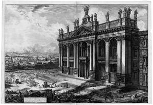 Lot 5304, Auction  109, Piranesi, Giovanni Battista, Veduta della Facciata della Basilica di S. Giovanni Laterano.