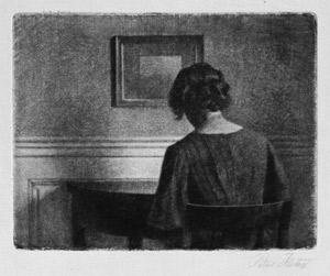 Lot 5369, Auction  109, Ilsted, Peter, Junges Mädchen mit halbrundem Tisch