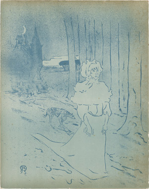Lot 5437, Auction  109, Toulouse-Lautrec, Henri de, La Châtelaine - Le Tocsin