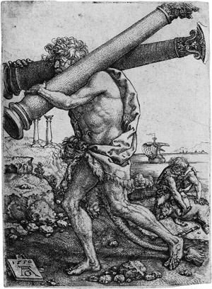 Lot 5439, Auction  109, Aldegrever, Heinrich, Die Säulen des Herkules