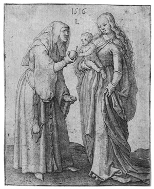 Lot 5575, Auction  109, Leyden, Lucas van, Anna selbdritt