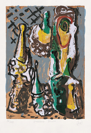 Lot 7286, Auction  109, Lüpertz, Markus, Vulgärer Besuch