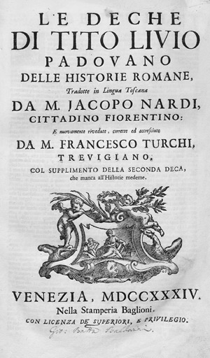 Lot 116, Auction  110, Livius, Titus, Le deche di Tito Livio padovano 