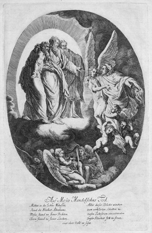 Lot 5273, Auction  110, Deutsch, Auf Moses Mendelsohns Tod