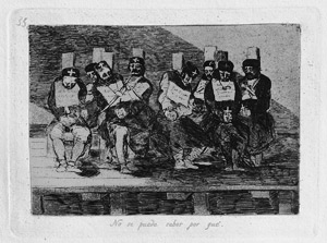 Lot 5287, Auction  110, Goya, Francisco de, No se puede saber por qué