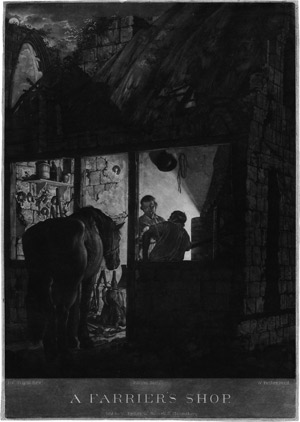 Lot 5301, Auction  110, Pether, William, A farrier's shop
