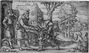 Lot 5426, Auction  110, Beham, Hans Sebald, Der Abschied des verlorenen Sohns