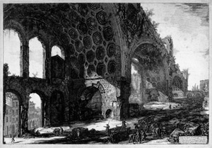 Lot 5612, Auction  110, Piranesi, Giovanni Battista, Veduta degli avanzi del tablino della Casa aurea di Nerone