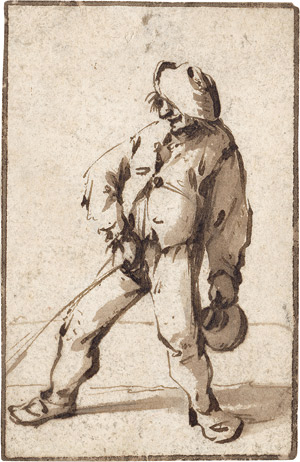 Lot 6438, Auction  110, Ostade, Adriaen van - Umkreis, Der pissende Bauer