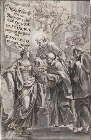 Lot 6453, Auction  110, Süddeutsch, um 1686. Dreyfache Cronickh von dem dreyfachen Orden