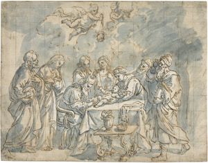 Lot 6506, Auction  110, Italienisch, 18. Jh. Die Beschneidung Christi
