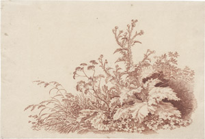 Lot 6611, Auction  110, Götzloff, Carl Wilhelm, Wiesenstück mit Distel
