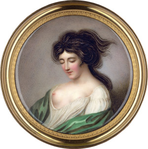 Lot 6834, Auction  110, Kanz, Carl Christian, Junge Frau im weißen Hemd und grünem Überwurf