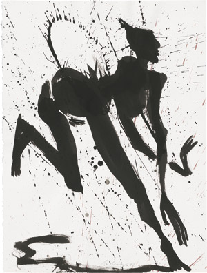 Lot 7218, Auction  110, Leiberg, Helge, Frau in Bewegung