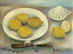 Lot 7294, Auction  110, Mühlenhaupt, Kurt, Stilleben mit Zitronen