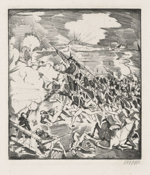 Lot 7320, Auction  110, Oppenheimer, Max, Auf der Brücke von Lodi