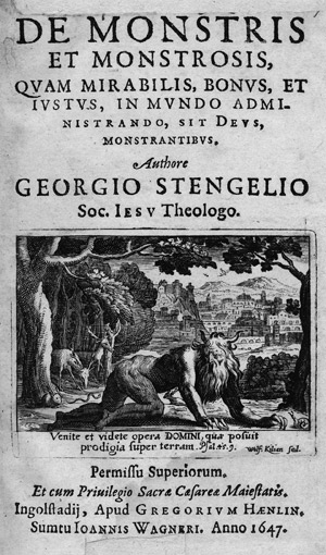 Lot 339, Auction  111, Stengel, Georg, De monstris et monstrosis
