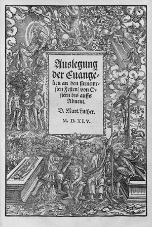 Lot 1079, Auction  111, Luther, Martin, Auslegung der Episteln und Evangelien