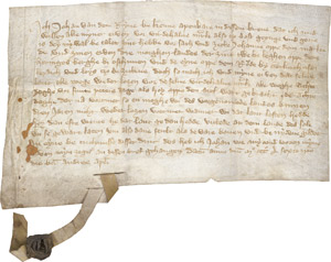 Lot 2255, Auction  111, Soest, Urkunde von 1356