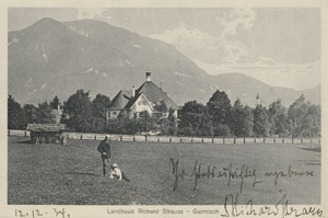 Lot 2402, Auction  111, Strauss, Richard, Postkarte 1934