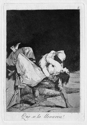 Lot 5463, Auction  111, Goya, Francisco de, ¡ Que se la llevaron!